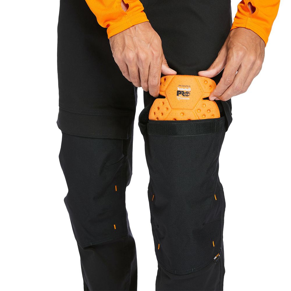 Timberland Παντελονια Ανδρικα Μαυρα - Pro® Work Bender Knee Pad Work - Greece 5362910-ND